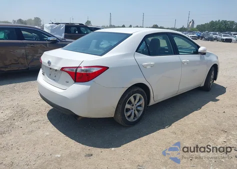 2016 Toyota Corolla Le z USA, uszkodzony, nr VIN 2T1BURHE0GC486214